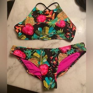 Tropical Body Glove Bikini Set